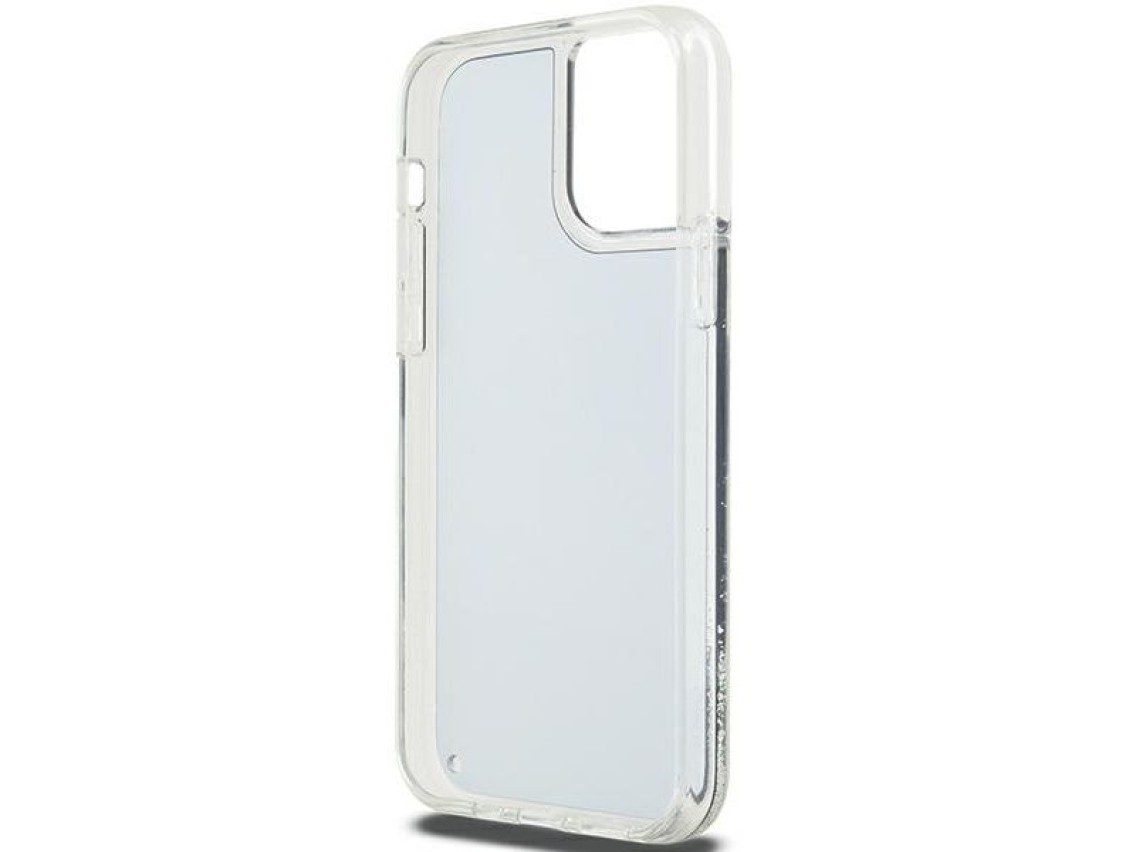 Capa DKNY Liquid Glitter Big Logo para iPhone 12 Pro/12 - Preta
