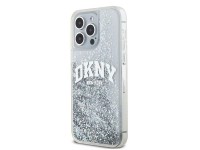DKNY Liquid Glitter Big Logo case for iPhone 15 Pro - white DKNY Liquid Glitter Big Logo case for iPhone 15 Pro - white