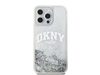 DKNY Liquid Glitter Big Logo case for iPhone 15 Pro - white DKNY Liquid Glitter Big Logo case for iPhone 15 Pro - white