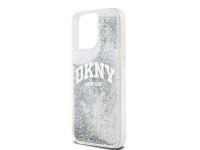 DKNY Liquid Glitter Big Logo case for iPhone 15 Pro - white DKNY Liquid Glitter Big Logo case for iPhone 15 Pro - white