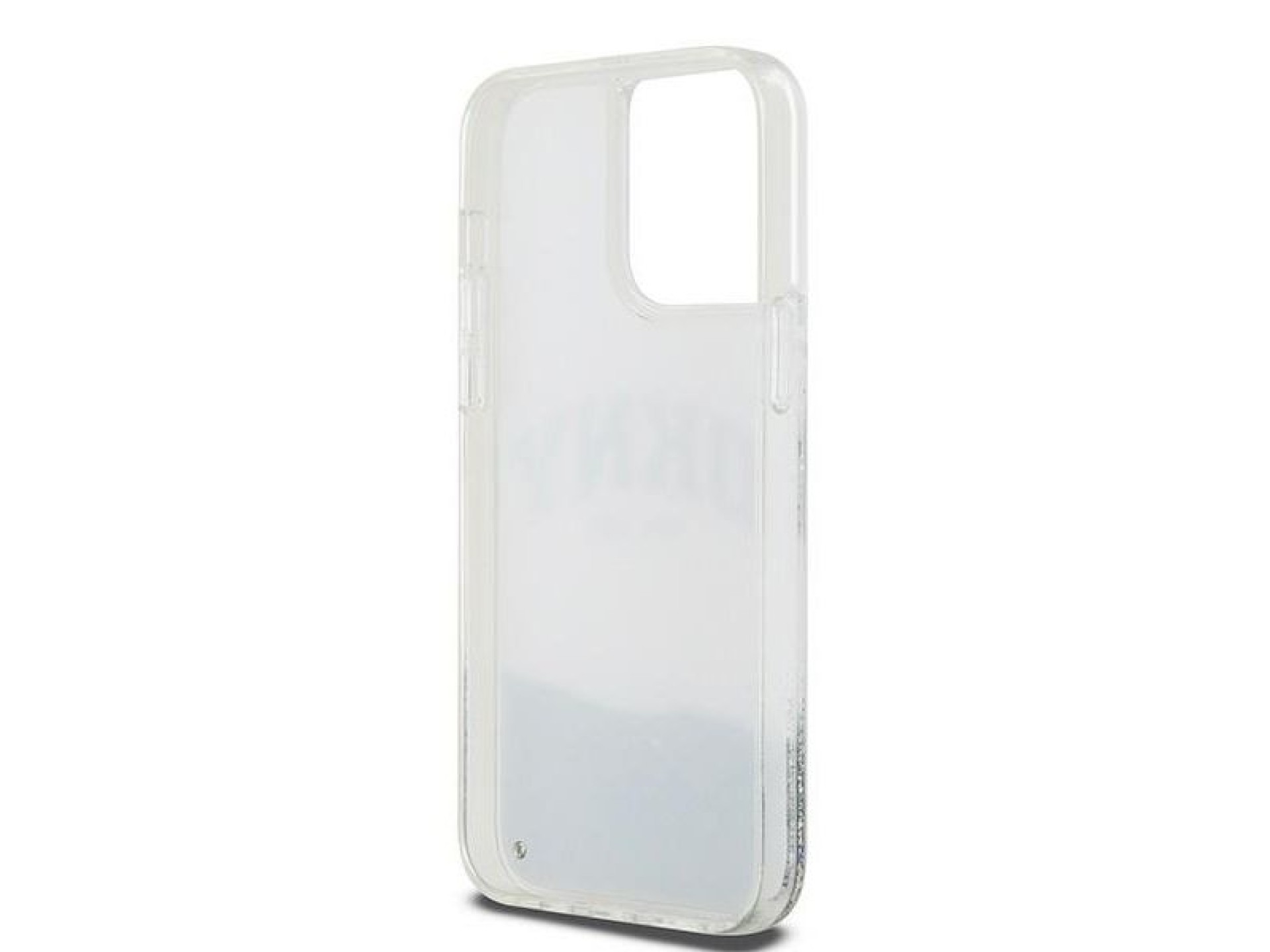 DKNY Liquid Glitter Big Logo case for iPhone 15 Pro - white