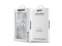 DKNY Liquid Glitter Big Logo case for iPhone 15 Pro - white DKNY Liquid Glitter Big Logo case for iPhone 15 Pro - white