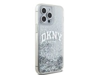 DKNY Liquid Glitter Big Logo case for iPhone 15 Pro - white DKNY Liquid Glitter Big Logo case for iPhone 15 Pro - white