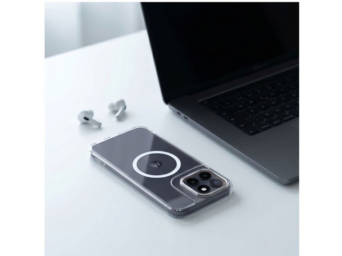 Capa Tech-Protect FlexAir Hybrid MagSafe para Motorola Edge 70 Fusion / Fusion + 5G - Transparente