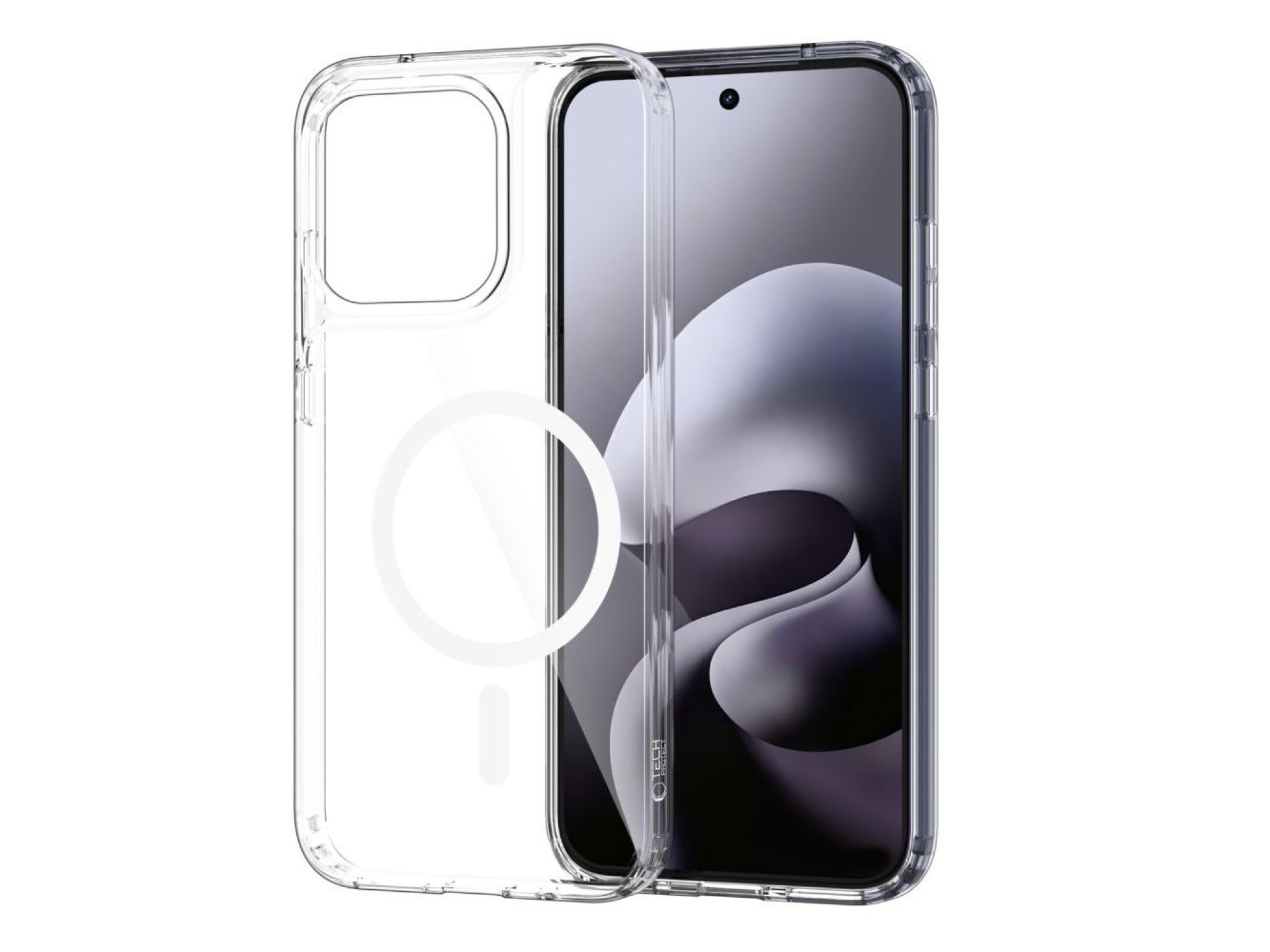 Capa Tech-Protect FlexAir Hybrid MagSafe para Motorola Moto G67 / G77 - Transparente