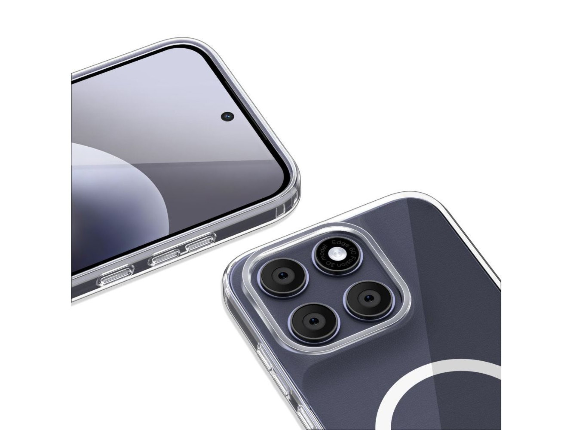 Capa Tech-Protect FlexAir Hybrid MagSafe para Motorola Moto G67 / G77 - Transparente