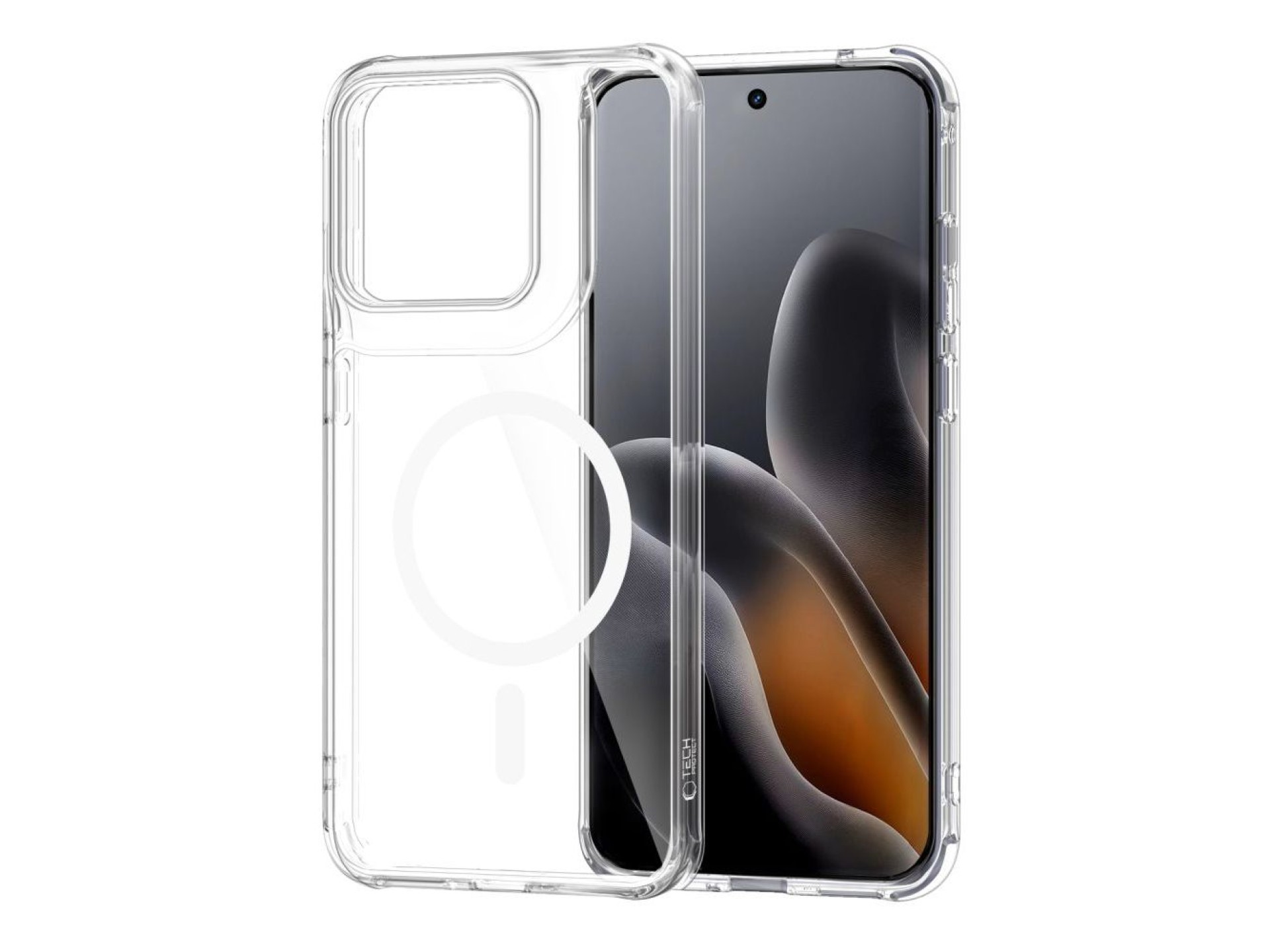 Capa Tech-Protect FlexAir Hybrid MagSafe para Motorola Edge 70 Fusion / Fusion + 5G - Transparente