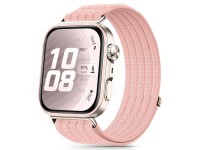 Tech-Protect Nylon Strap for Huawei Watch Fit 3 / 4 / 4 Pro / 5 / 5 Pro - Pink