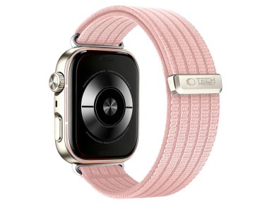 Tech-Protect Nylon Strap for Huawei Watch Fit 3 / 4 / 4 Pro / 5 / 5 Pro - Pink Tech-Protect Nylon Strap for Huawei Watch Fit 3 / 4 / 4 Pro / 5 / 5 Pro - Pink