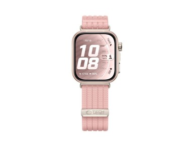Tech-Protect Nylon Strap for Huawei Watch Fit 3 / 4 / 4 Pro / 5 / 5 Pro - Pink Tech-Protect Nylon Strap for Huawei Watch Fit 3 / 4 / 4 Pro / 5 / 5 Pro - Pink