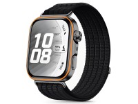 Tech-Protect Nylon Strap for Huawei Watch Fit 3 / 4 / 4 Pro / 5 / 5 Pro - Black