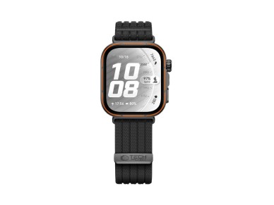 Tech-Protect Nylon Strap for Huawei Watch Fit 3 / 4 / 4 Pro / 5 / 5 Pro - Black