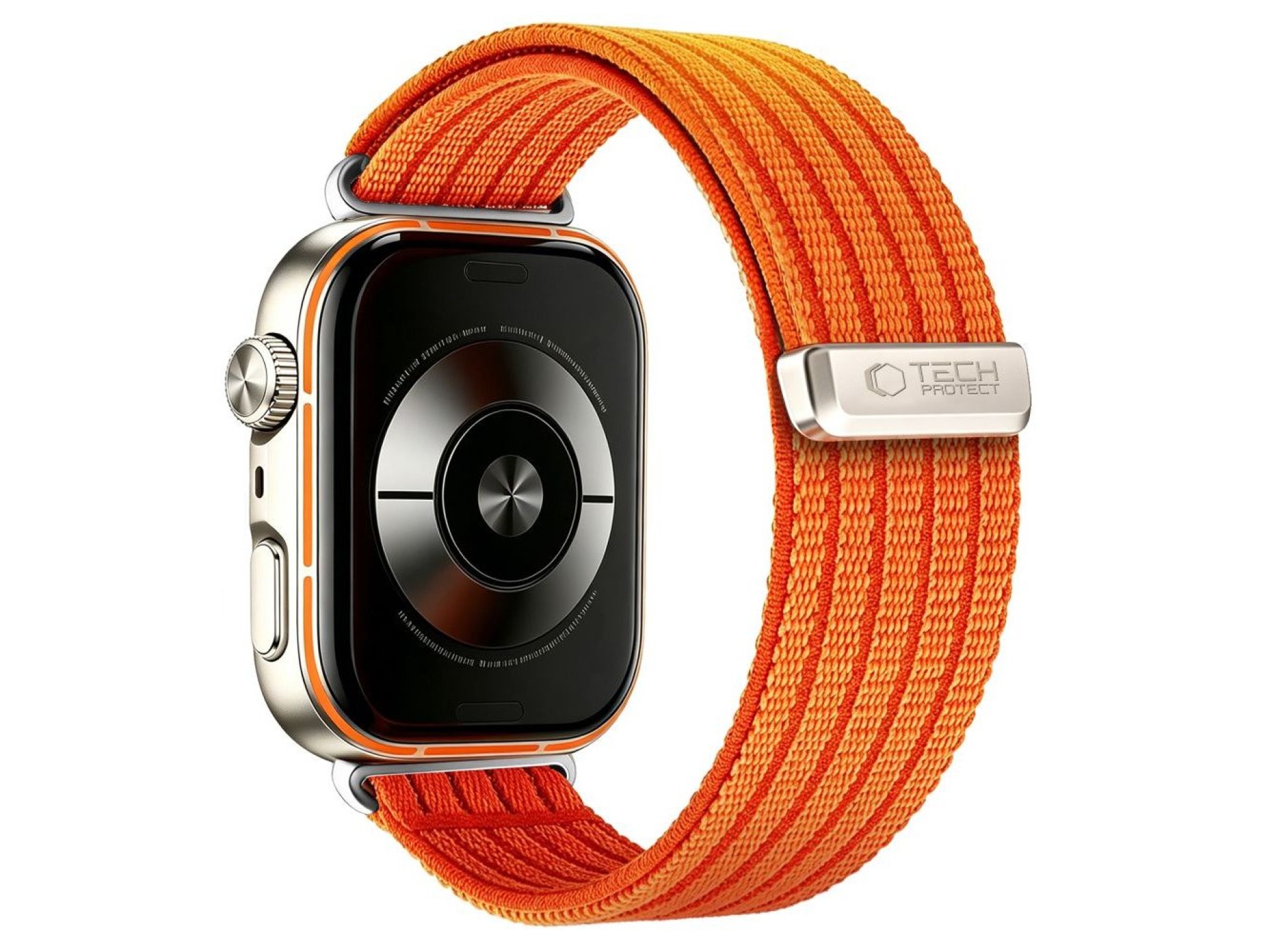 Correa de nailon Tech-Protect para Huawei Watch Fit 3 / 4 / 4 Pro / 5 / 5 Pro - Naranja