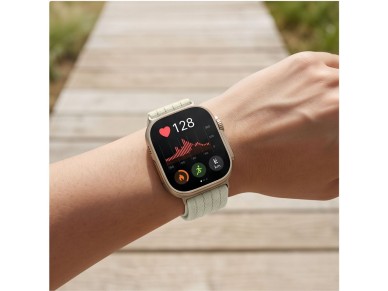 Tech-Protect Nylon Strap for Huawei Watch Fit 3 / 4 / 4 Pro / 5 / 5 Pro - White