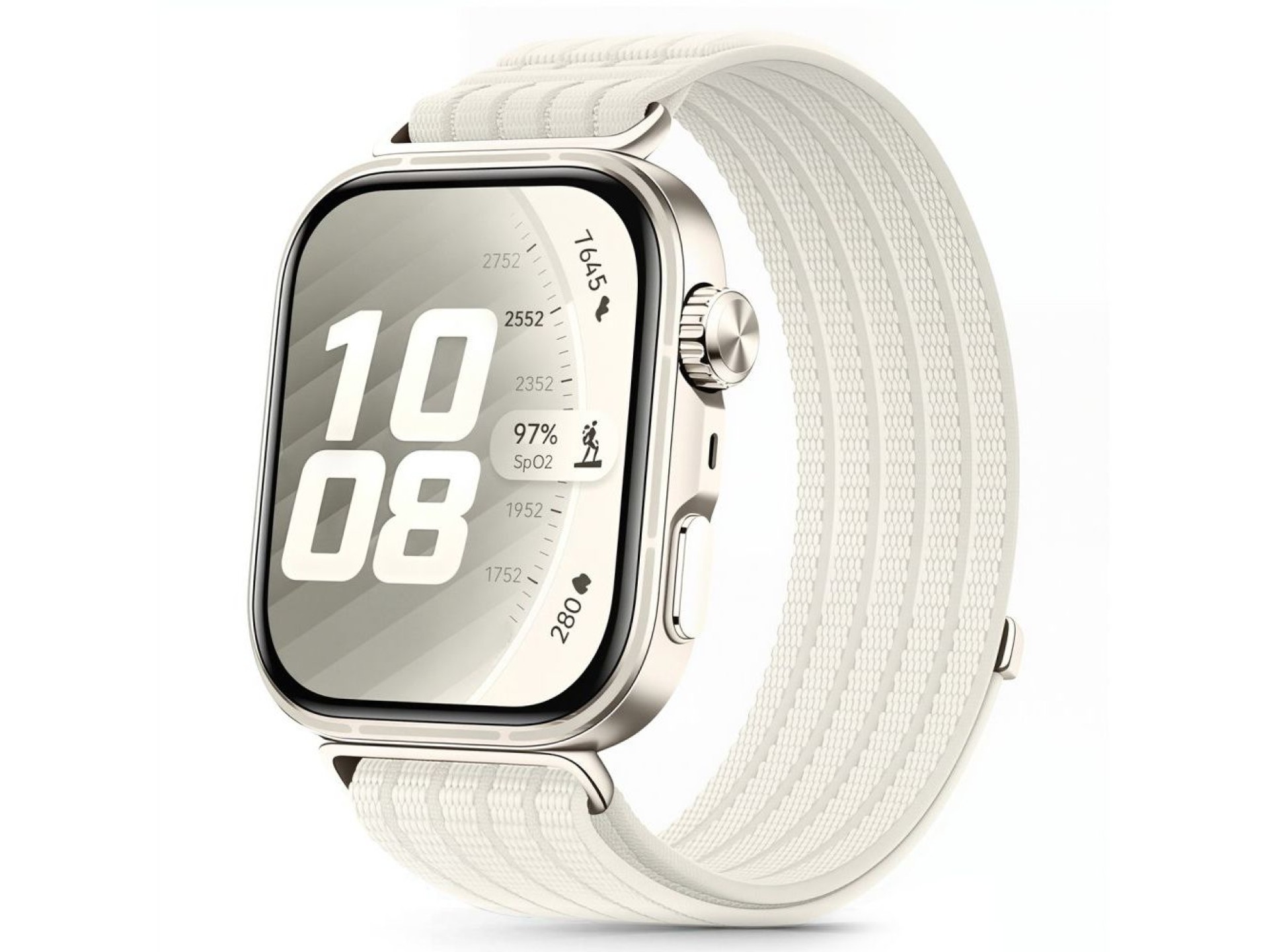 Pulseira de nylon Tech-Protect para Huawei Watch Fit 3 / 4 / 4 Pro / 5 / 5 Pro - Branca