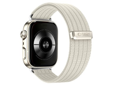 Tech-Protect Nylon Strap for Huawei Watch Fit 3 / 4 / 4 Pro / 5 / 5 Pro - White