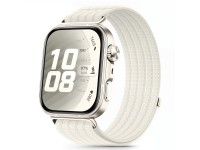 Tech-Protect Nylon Strap for Huawei Watch Fit 3 / 4 / 4 Pro / 5 / 5 Pro - White