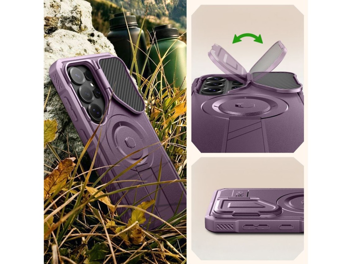 Capa Tech-Protect Kevlar MagSafe (2 unidades) para Samsung Galaxy S26 Ultra - Preta