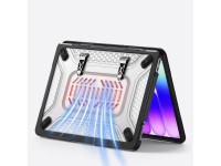 Capa Tech-Protect Kevlar Pro para MacBook Neo 13" 2026 - Preta e Transparente