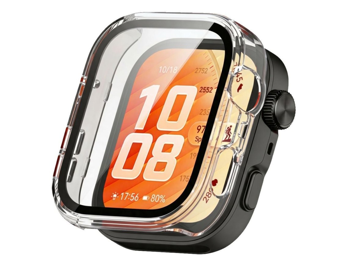 Capa protetora Tech-Protect para Huawei Watch Fit 5 Pro - Transparente