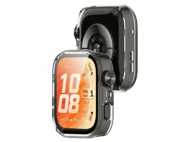 Tech-Protect Defense Case for Huawei Watch Fit 5 Pro - Transparent Tech-Protect Defense Case for Huawei Watch Fit 5 Pro - Transparent