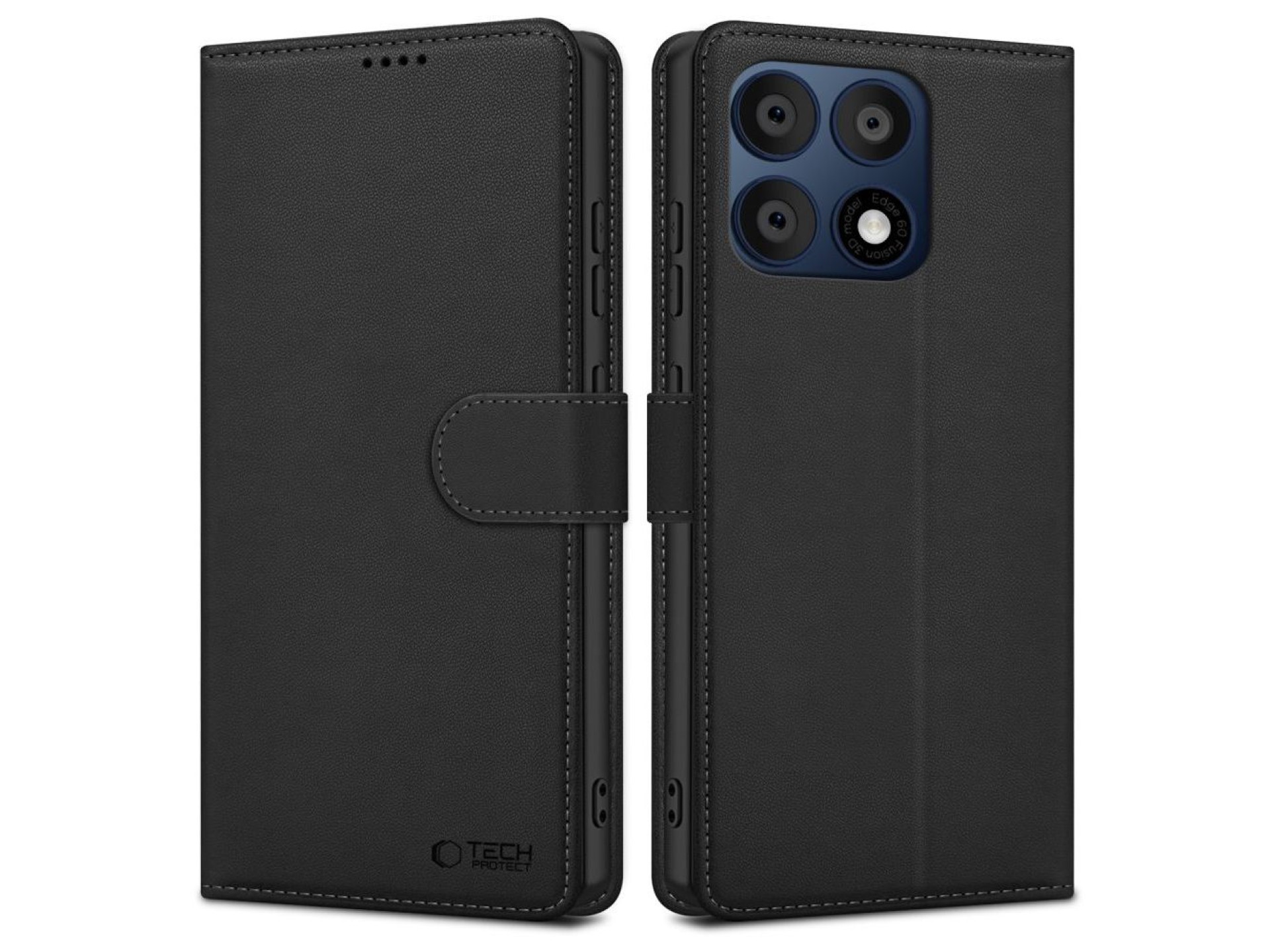 Capa carteira Tech-Protect para Motorola Edge 70 Pro 5G - Preta