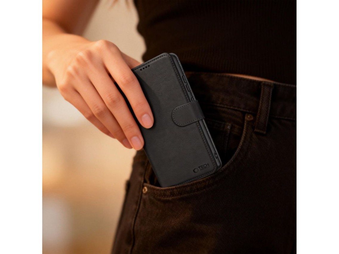 Tech-Protect Wallet Case for Motorola Edge 70 Pro 5G - Black