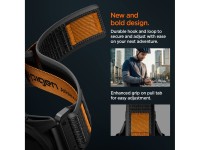 Cinta Spigen Athlex Air para Garmin QuickFit 22mm - Preta e Laranja