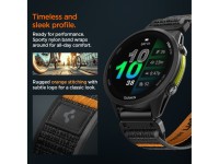 Cinta Spigen Athlex Air para Garmin QuickFit 22mm - Preta e Laranja