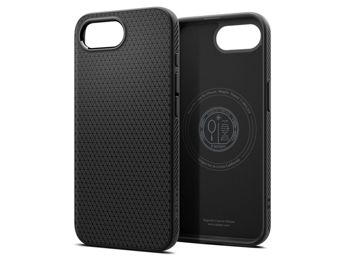 Spigen Liquid Air Mag MagSafe Case for iPhone 16e / 17e - Matte Black