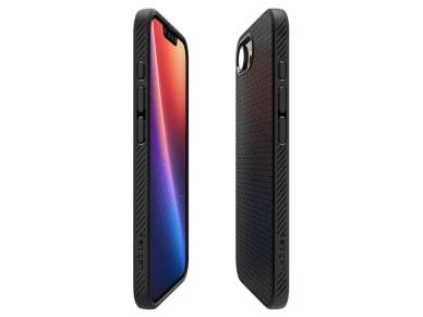 Capa Spigen Liquid Air Mag MagSafe para iPhone 16e / 17e - Preto Fosco