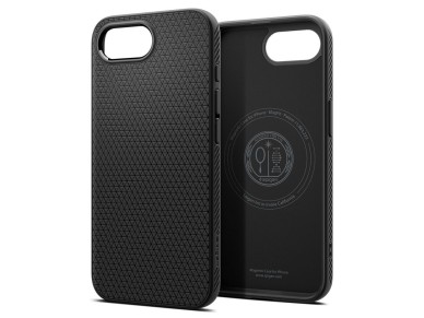 Capa Spigen Liquid Air Mag MagSafe para iPhone 16e / 17e - Preto Fosco