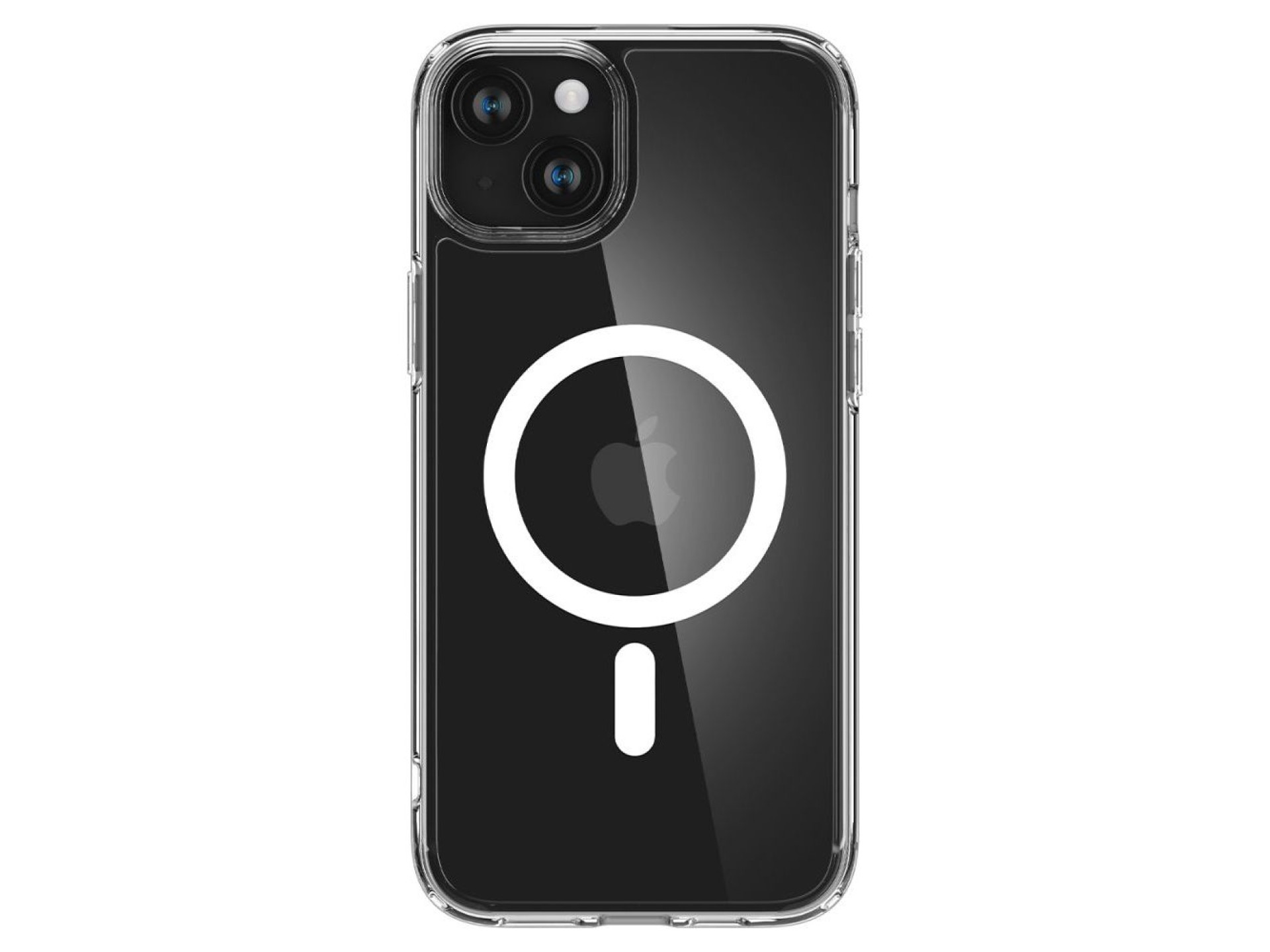 Funda Spigen Ultra Hybrid Mag Case con MagSafe para iPhone 15 - Blanca