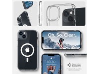 Capa Spigen Ultra Hybrid Mag com MagSafe para iPhone 14 - Transparente/Branca
