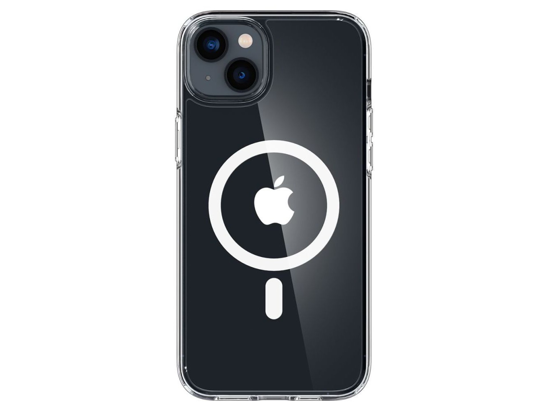 Capa Spigen Ultra Hybrid Mag com MagSafe para iPhone 14 - Transparente/Branca