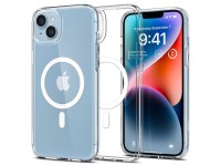 Capa Spigen Ultra Hybrid Mag com MagSafe para iPhone 14 - Transparente/Branca
