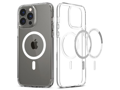 Capa Spigen Ultra Hybrid Mag com MagSafe para iPhone 13 Pro - Branca
