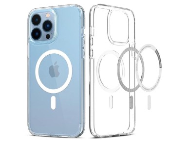 Capa Spigen Ultra Hybrid Mag com MagSafe para iPhone 13 Pro - Branca