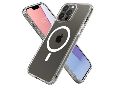 Capa Spigen Ultra Hybrid Mag com MagSafe para iPhone 13 Pro - Branca