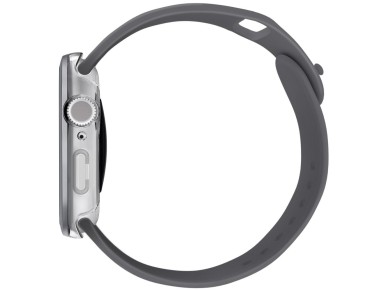 Uniq Voute tempered glass case for Apple Watch 10 46 mm - silver Uniq Voute tempered glass case for Apple Watch 10 46 mm - silver