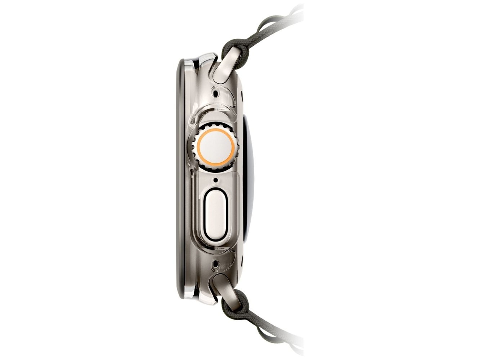 Capa Uniq Voute com vidro temperado para Apple Watch Ultra 49 mm - prata