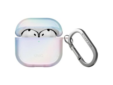Uniq Iridescia case for AirPods 4 Hang Case - holo white Uniq Iridescia case for AirPods 4 Hang Case - holo white