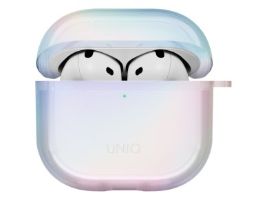 Uniq Iridescia case for AirPods 4 Hang Case - holo white Uniq Iridescia case for AirPods 4 Hang Case - holo white