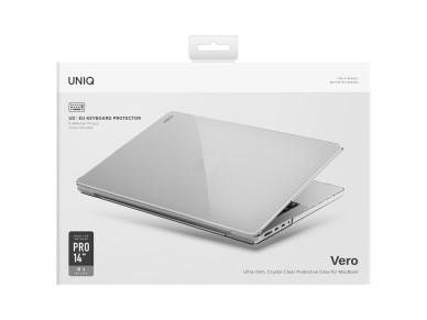 Capa Uniq Vero para MacBook Pro 14" M1-M4 (2021-2024) - Transparente Capa Uniq Vero para MacBook Pro 14" M1-M4 (2021-2024) - Transparente