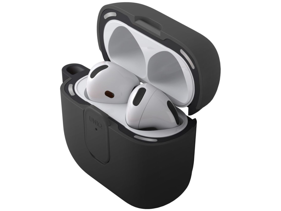 Capa Uniq Clyde Lock para AirPods 4 - Preta