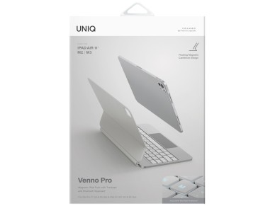 Capa inteligente magn�tica Uniq Venno Pro com teclado para iPad Air 10.9" (2020/2022) / Pro 11" (202