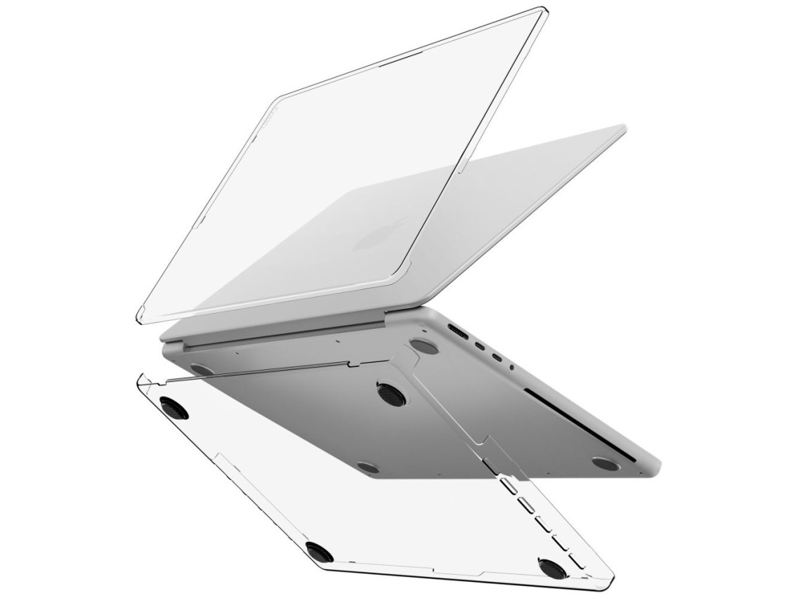 Funda Uniq Vero para MacBook Pro 14" M1-M4 (2021-2024) - Transparente