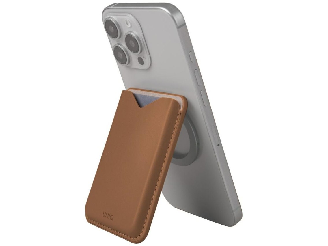 Cartera magnética para teléfono Uniq Lyden Evo - Marrón
