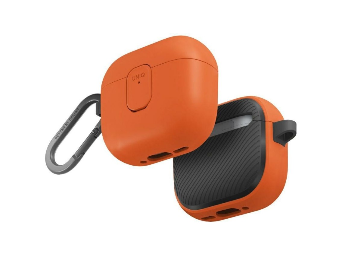 Funda Uniq Clyde Lock para AirPods 4 - Naranja