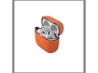 Uniq Clyde Lock Case for AirPods 4 - Orange Uniq Clyde Lock Case for AirPods 4 - Orange